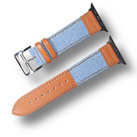 Thumbnail for Leather Jeans Hybrid Watch Band for Apple Watch - watchband.direct
