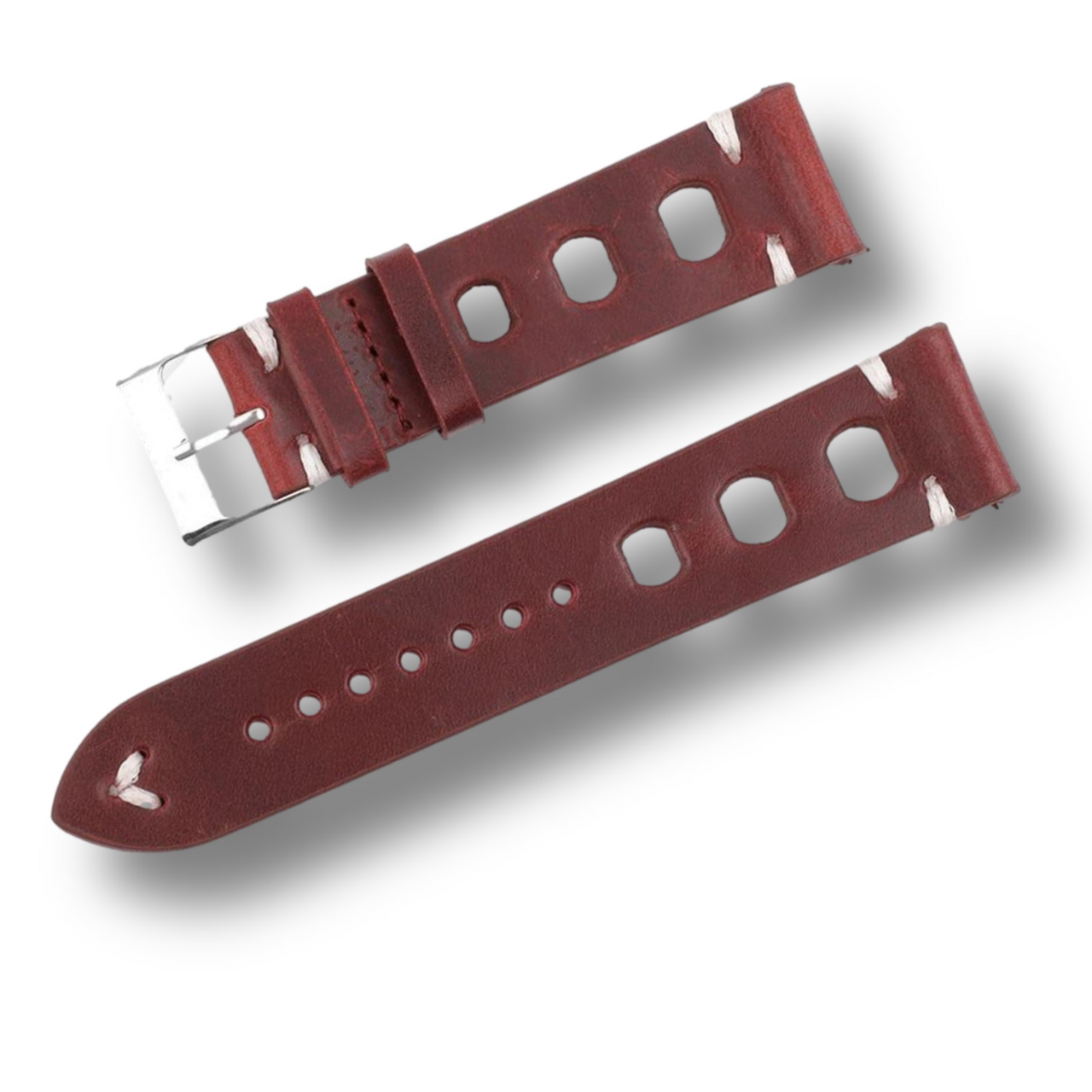 Maranello Vintage Leather Rally Strap - watchband.direct