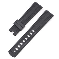 Thumbnail for Curved Rubber Strap for Omega Seamaster - watchband.direct