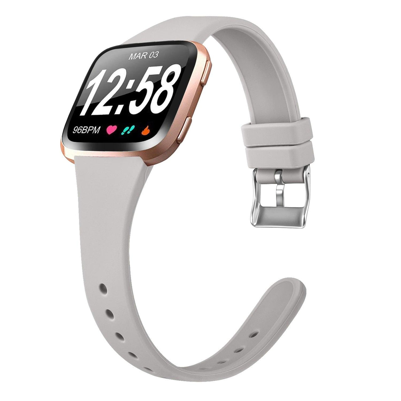 Basic Silicone Strap for Fitbit Versa 2 - watchband.direct