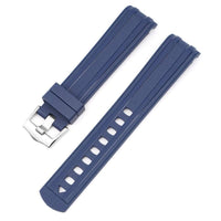 Thumbnail for Curved Rubber Strap for Omega Seamaster - watchband.direct