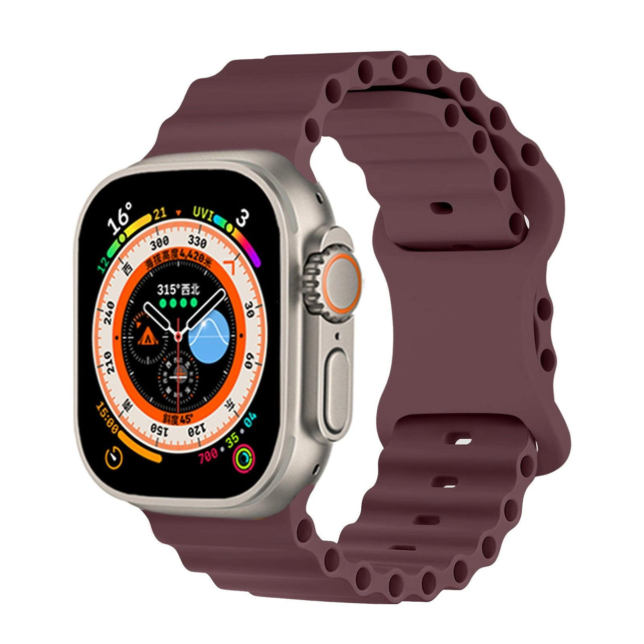 Silicone Ocean strap For Apple Watch - watchband.direct