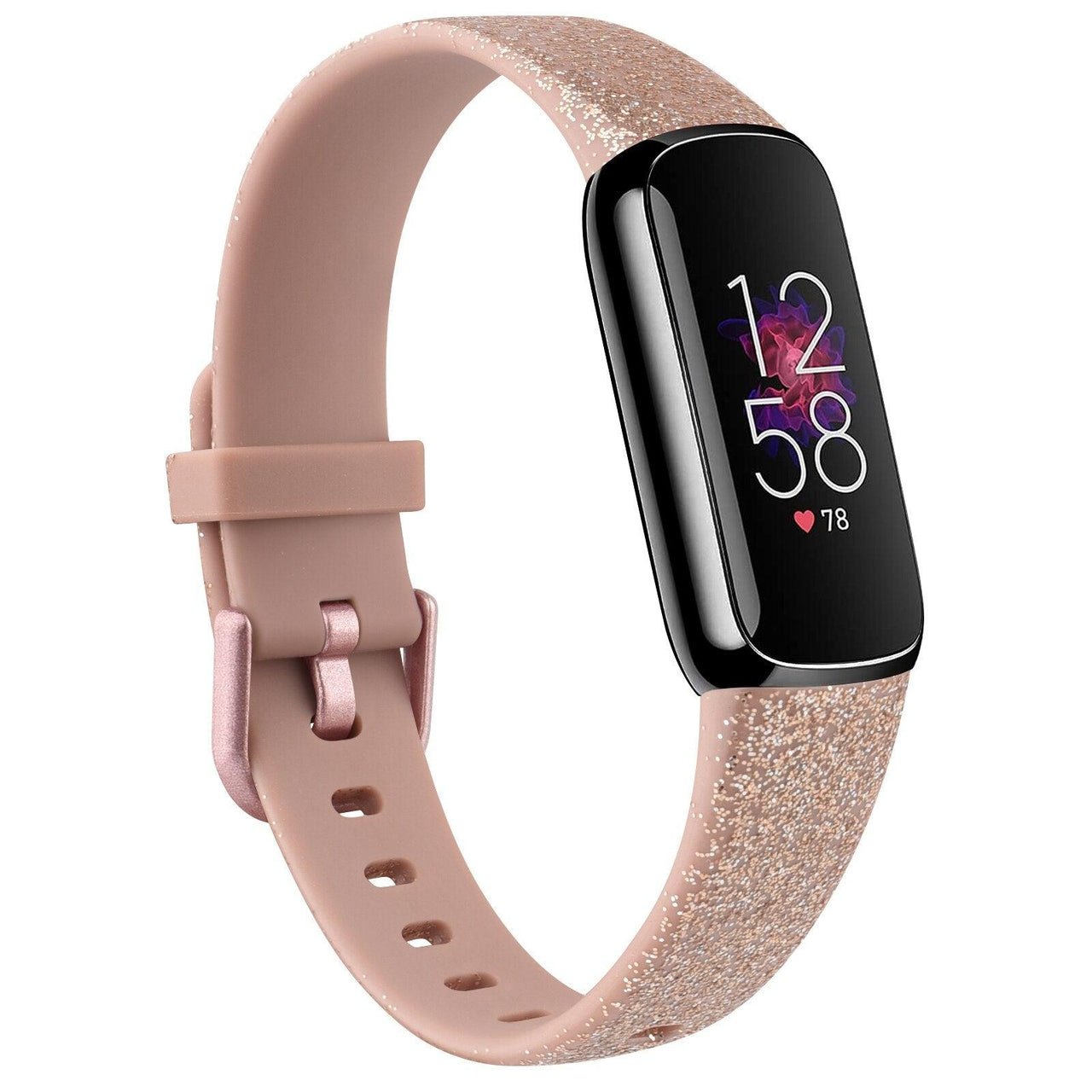 Soft Silicone Glitter Strap for Fitbit Luxe - watchband.direct