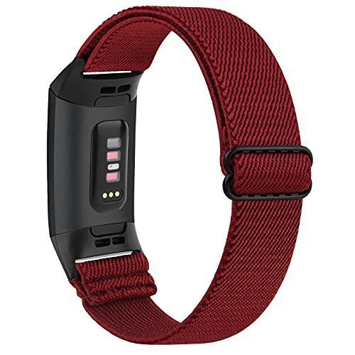 Elastic Woven Loop Band for Fitbit Charge 3 / 4 - watchband.direct
