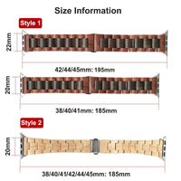 Thumbnail for Luxury Wooden Strap For Apple Watch - watchband.direct