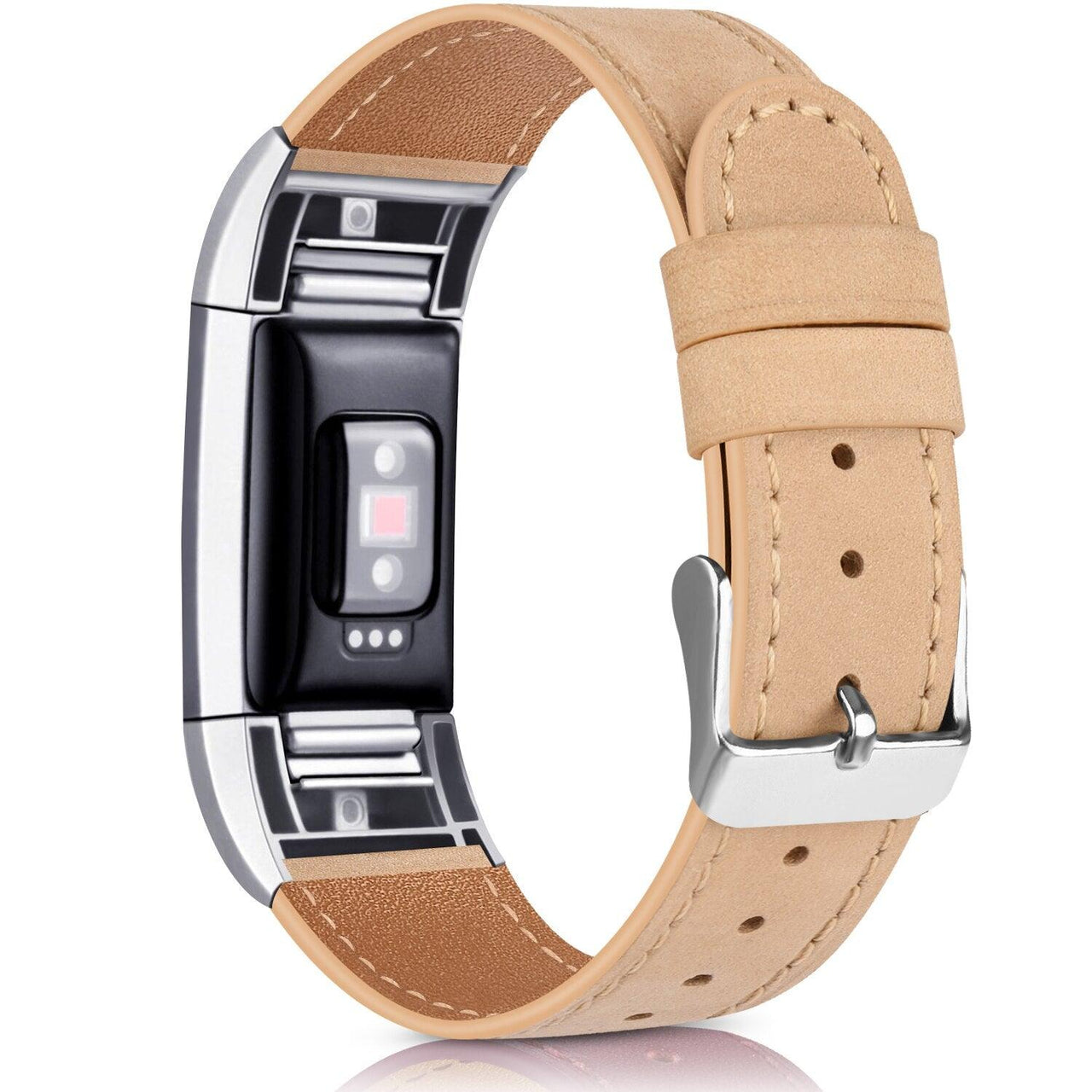 Luxury Leather Strap for Fitbit Charge 2 - watchband.direct