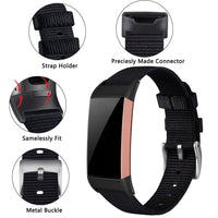 Thumbnail for Nylon Fabric Bracelet for Fitbit Charge 3 / 4 - watchband.direct
