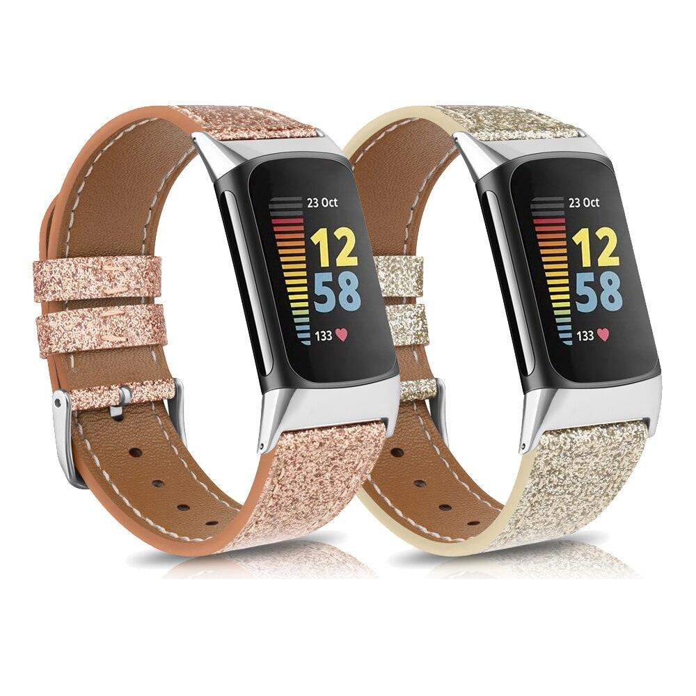 Leather Watch Strap for Fitbit Charge 5 - watchband.direct