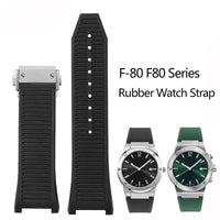 Thumbnail for Silicone Rubber Watchband for Ferragamo F80 Sports Watch - watchband.direct