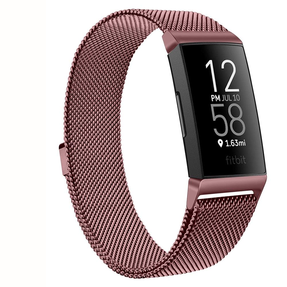 Metal Magnetic Watch Strap for Fitbit Charge 3 / 4 - watchband.direct