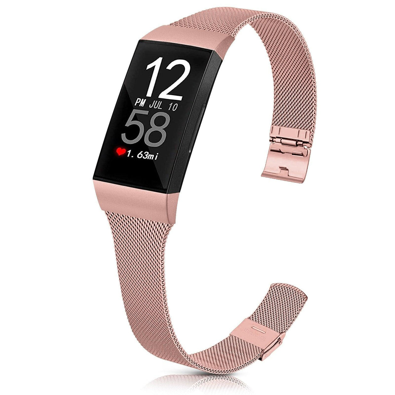 Milanese Watch Band for Fitbit Charge 3 / 4 - watchband.direct