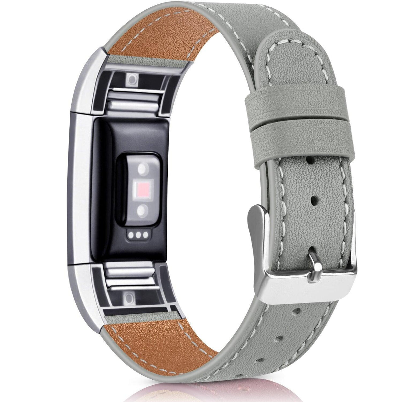 Luxury Leather Strap for Fitbit Charge 2 - watchband.direct