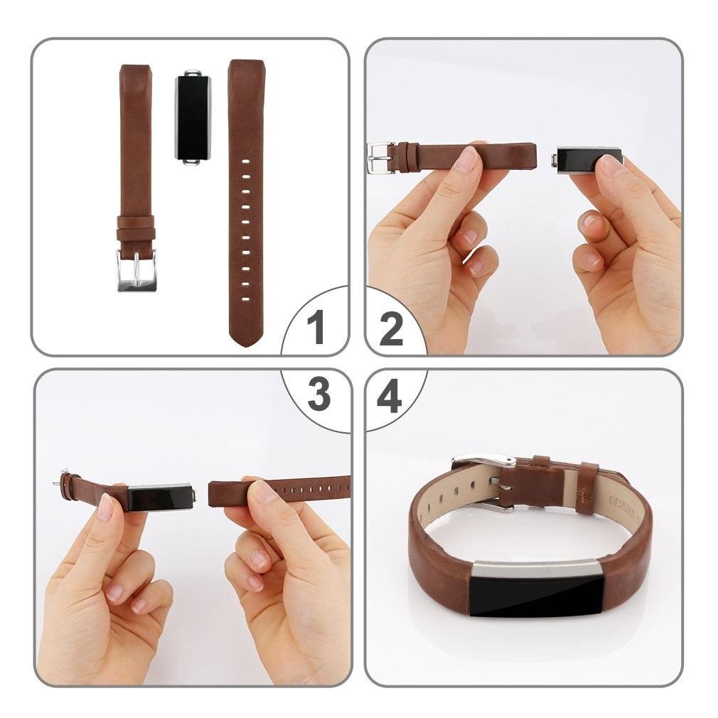 Luxury Leather Watch Strap for Fitbit Alta / HR - watchband.direct