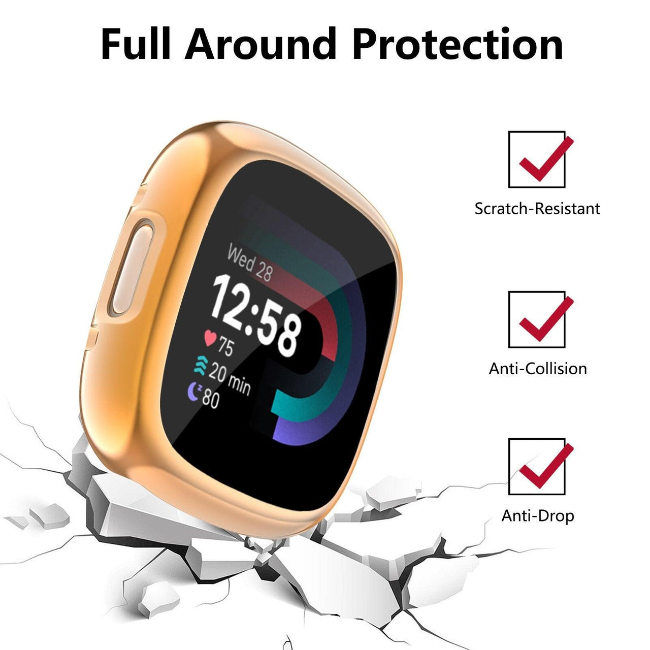 Watch Cover Case for Fitbit Versa / Sense - watchband.direct