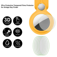 Thumbnail for Ultra-Thin Clear Screen Protector for Apple Airtags - watchband.direct