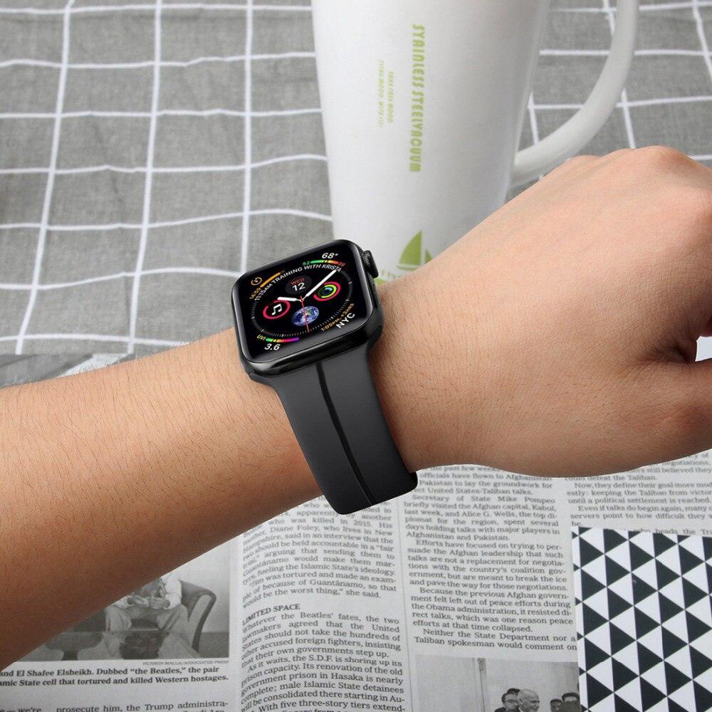 Magnetic Buckle Silicone Apple Watch - watchband.direct
