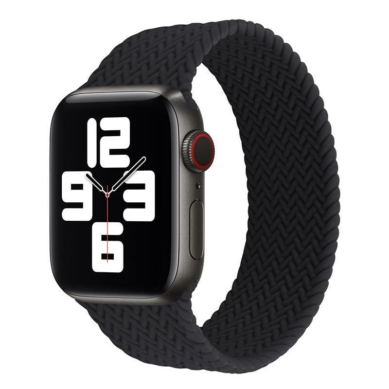 Braided Silicone Solo Loop Strap for Apple Watch - watchband.direct