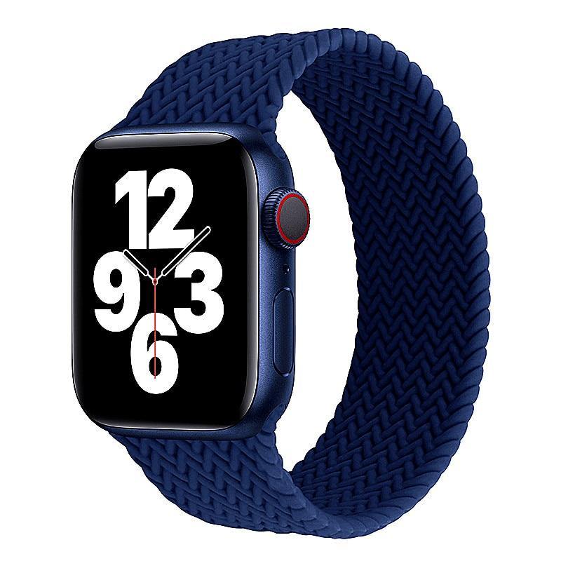 Braided Silicone Solo Loop Strap for Apple Watch - watchband.direct