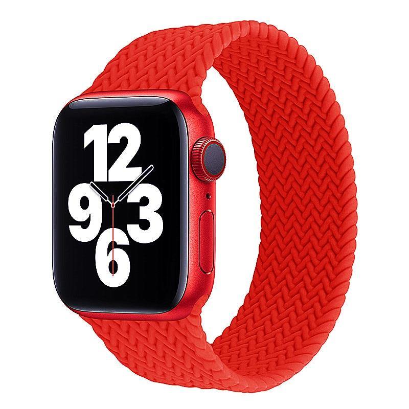 Braided Silicone Solo Loop Strap for Apple Watch - watchband.direct