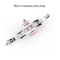Thumbnail for Butterfly Hidden Buckle with Push Button - watchband.direct