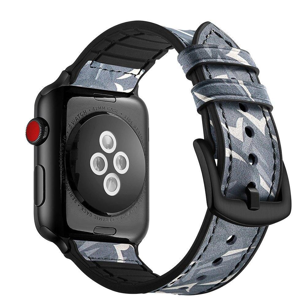 Camouflage Silicone Leather Strap for Apple Watch - watchband.direct