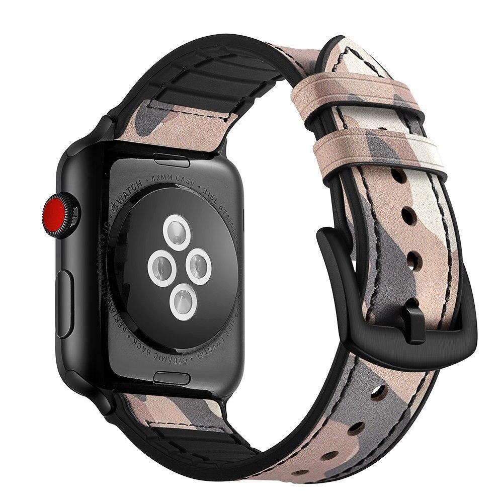 Camouflage Silicone Leather Strap for Apple Watch - watchband.direct