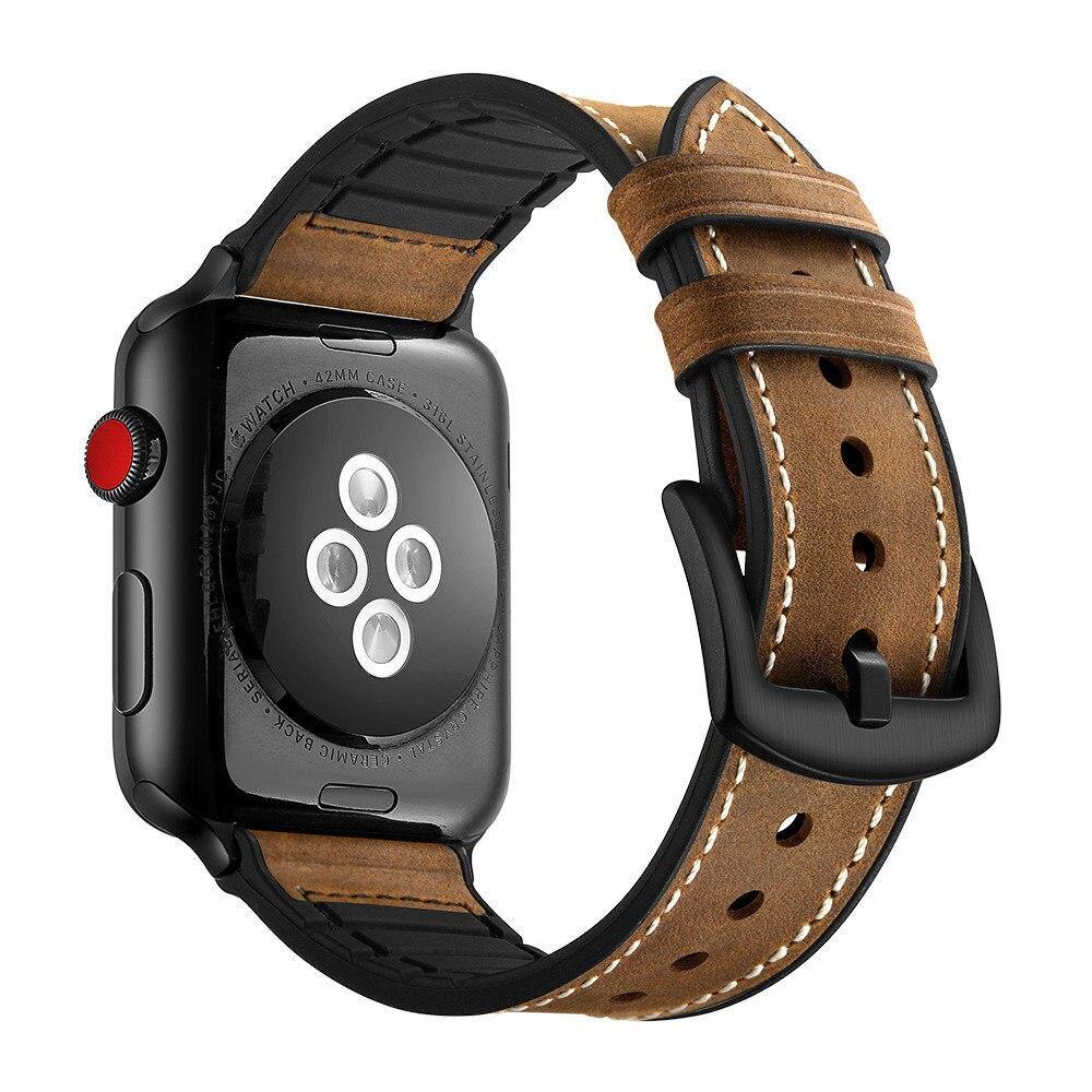 Camouflage Silicone Leather Strap for Apple Watch - watchband.direct