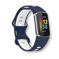Thumbnail for Adjustable Soft Silicone Replacement Band for Fitbit Charge 5 - watchband.direct