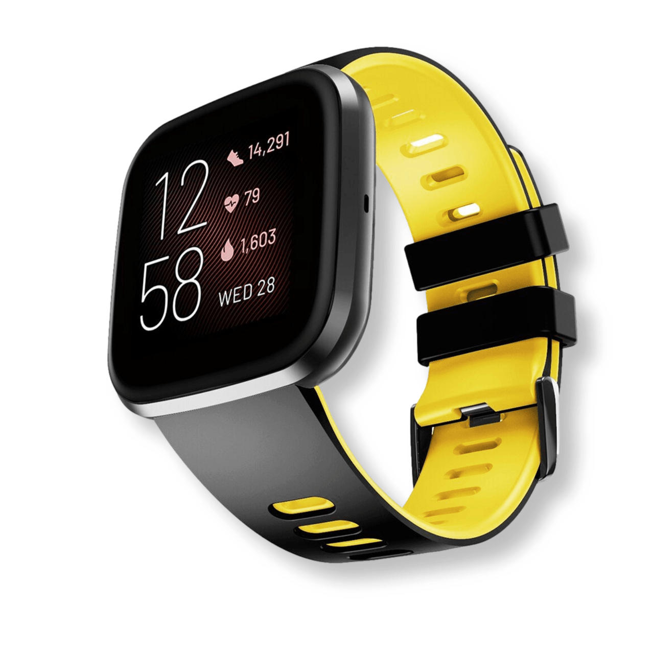 Dual Color Silicone Straps for Fitbit Versa / Versa 2 / Versa Lite - watchband.direct
