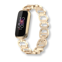 Thumbnail for Metal Link Strap Fitbit Luxe - watchband.direct