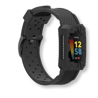 Thumbnail for Silicone Sport Band with Case for Fitbit Charge 5 - watchband.direct