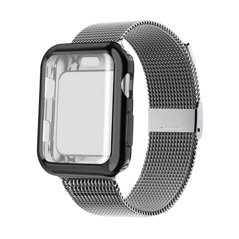 Case and Milanese Loop Strap for Apple Watch - watchband.direct