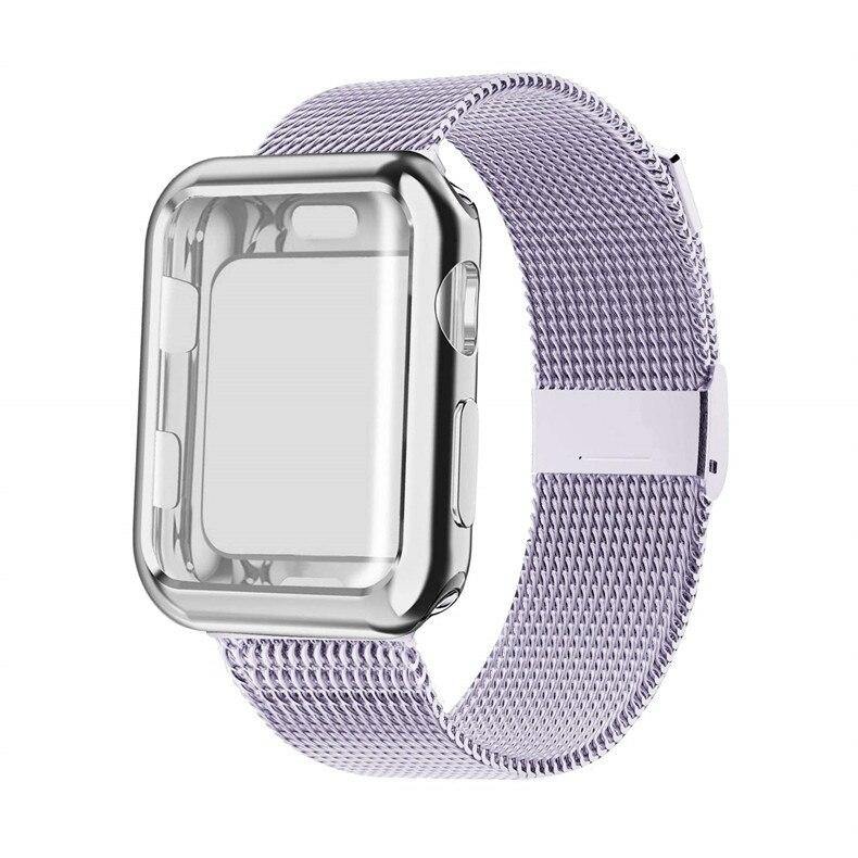 Case and Milanese Loop Strap for Apple Watch - watchband.direct