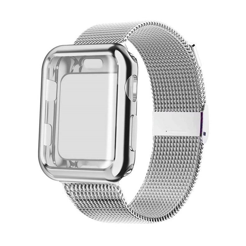 Case and Milanese Loop Strap for Apple Watch - watchband.direct