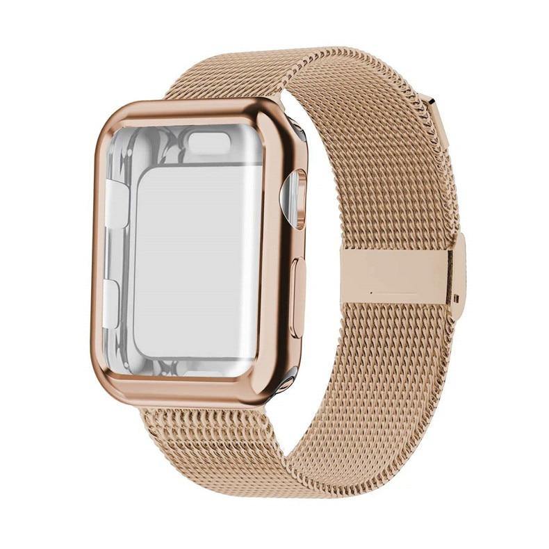 Case and Milanese Loop Strap for Apple Watch - watchband.direct