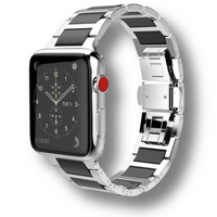 Thumbnail for Ceramic Link Bracelet with Stainless Steel for Apple Watch - watchband.direct