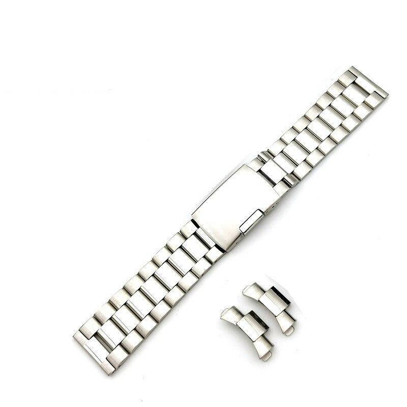 Classic Oyster Stainless Steel Flip Lock Buckle Strap - watchband.direct