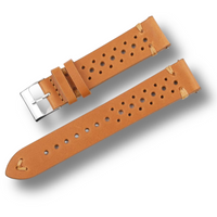 Thumbnail for Classic Rally Road Worn Leather Strap with Quick Release - watchband.direct