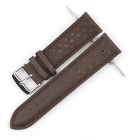 Thumbnail for Colored Stitch Perforated Genuine Leather Racing Quick-Release Watchband - watchband.direct