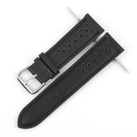 Thumbnail for Colored Stitch Perforated Genuine Leather Racing Quick-Release Watchband - watchband.direct