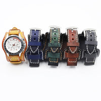 Thumbnail for Colorful Leather Cuff Watch Bracelet - watchband.direct