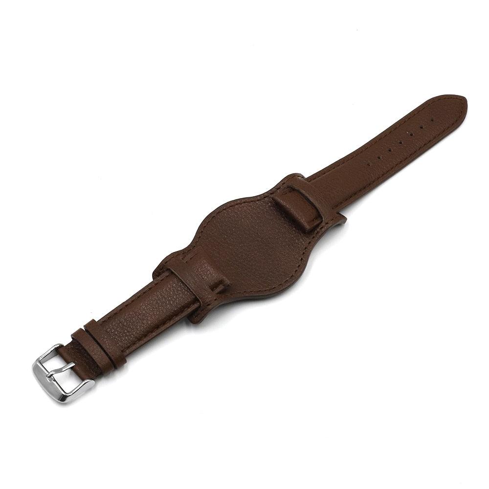 Colorful Leather Cuff Watch Bracelet - watchband.direct