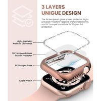 Thumbnail for Crystal Diamond Apple Watch Case - watchband.direct