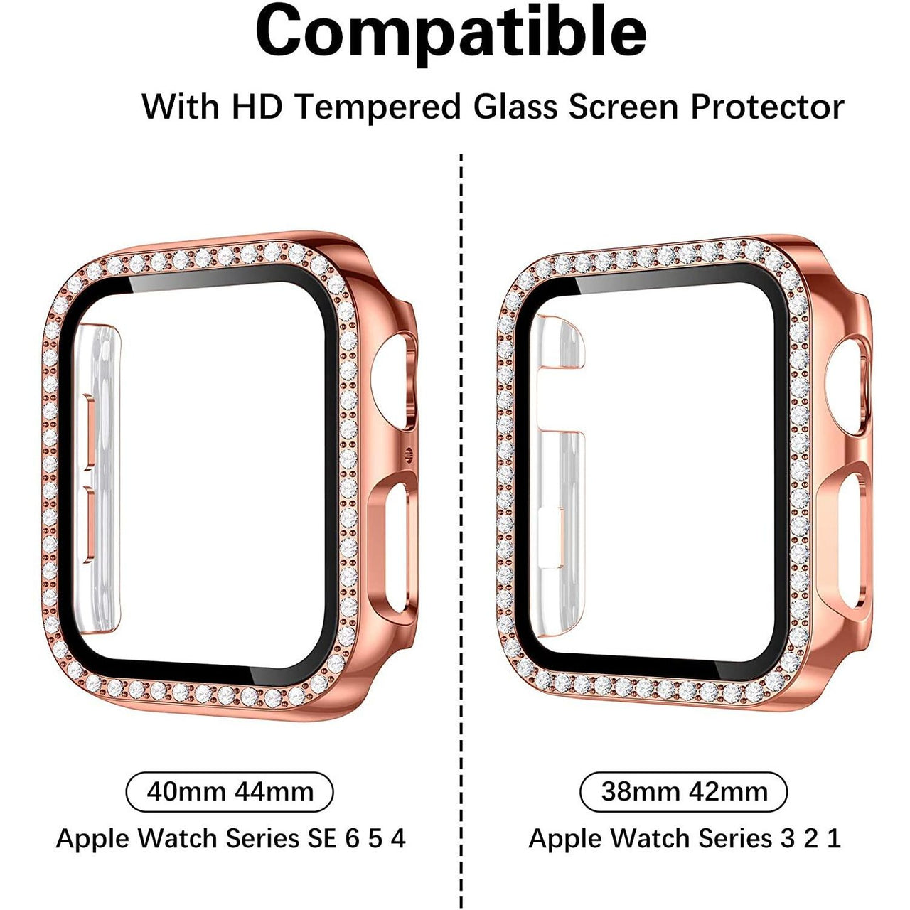 Crystal Diamond Apple Watch Case - watchband.direct