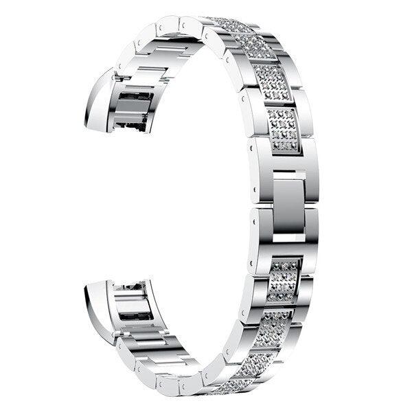 Crystal Steel Band for Fitbit Alta / HR - watchband.direct