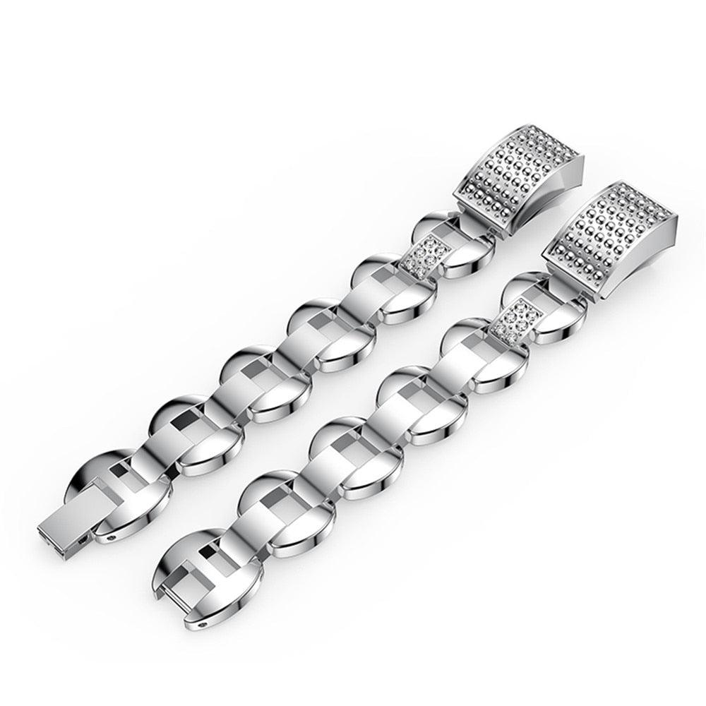 Crystal Steel Strap for Fitbit Alta / HR - watchband.direct