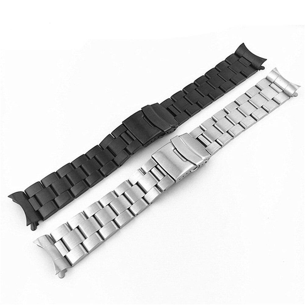 Curved End Matte Diving Watch Bracelet - watchband.direct