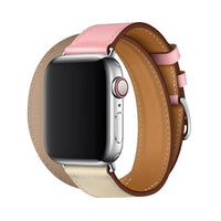 Thumbnail for Double Tour Leather Strap for Apple Watch - watchband.direct