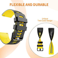 Thumbnail for Dual Color Silicone Straps for Fitbit Versa / Versa 2 / Versa Lite - watchband.direct
