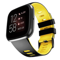 Thumbnail for Dual Color Silicone Straps for Fitbit Versa / Versa 2 / Versa Lite - watchband.direct